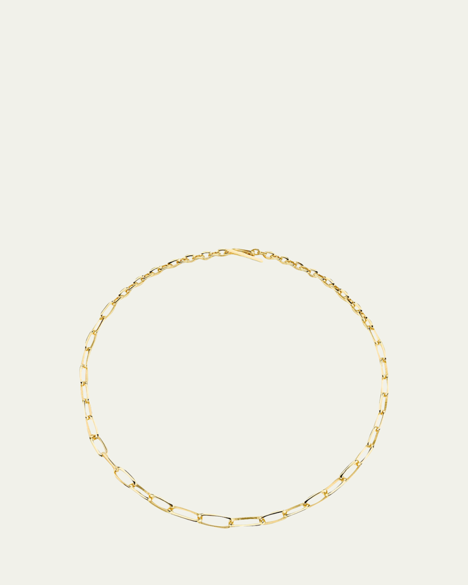 Graduated Knife Edge Oval Link Choker